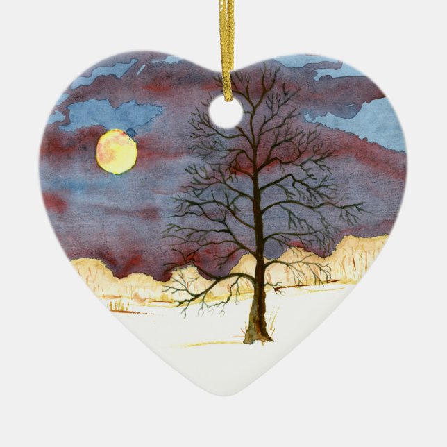 Winterfeld Keramikornament (Vorne)