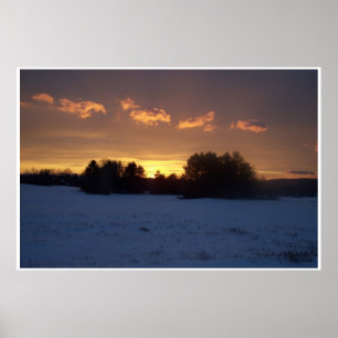 Winterfeld Sunset Poster