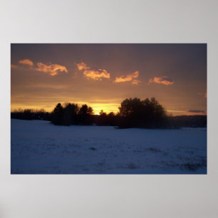 Winterfeld Sunset Poster