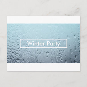 Winterfenster-Party Einladungen