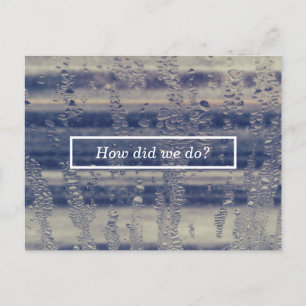 Winterfensterkommentar Postkarte