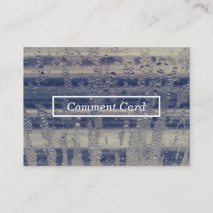 Winterfensterkommentar Visitenkarte