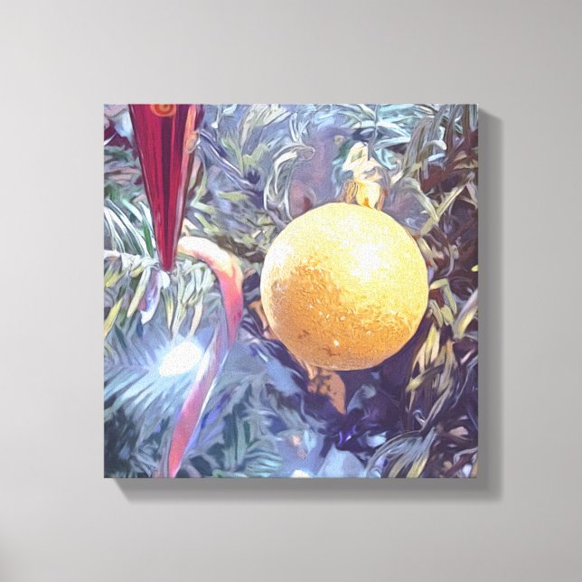 Winterferien Leinwanddruck (Vorderseite)