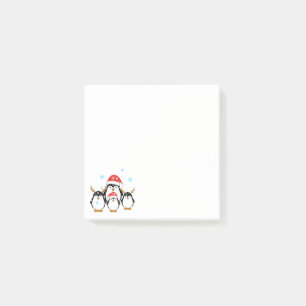 Winterferien-Pinguine Post-it Klebezettel