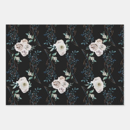 Winterferien-Rose Geschenkpapier Set