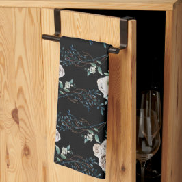 Winterferien-Rose Geschirrtuch