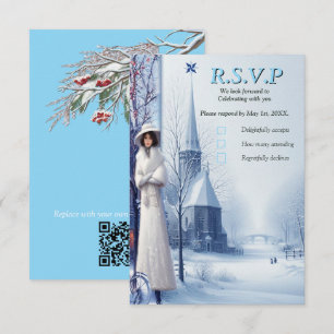 Winterfeste in Amsterdam RSVP Karte