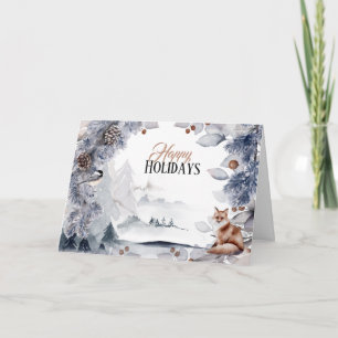 Winterfestliche Weihnachtsfeiern Karte