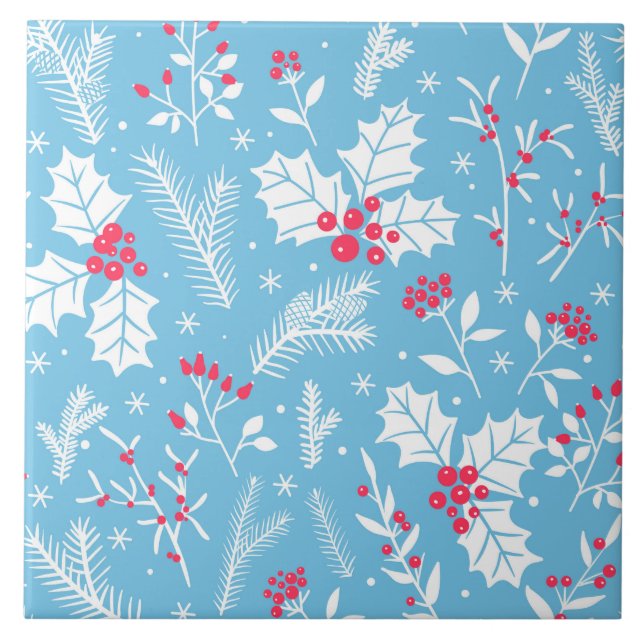 Winterflora 2 fliese (Vorderseite)