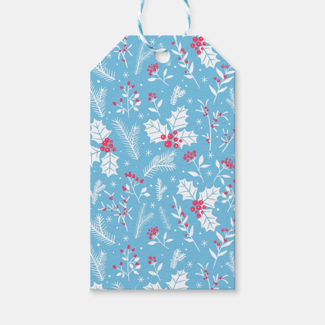 Winterflora 2 geschenkanhänger (Vorderseite)