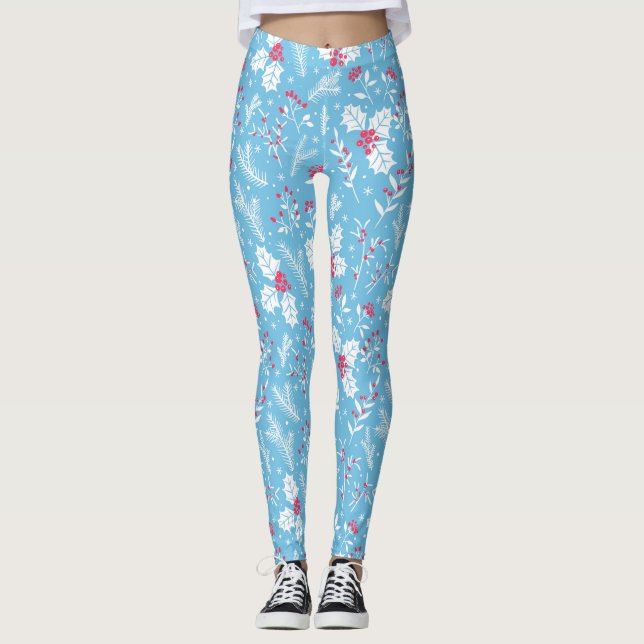 Winterflora 2 leggings (Vorderseite)