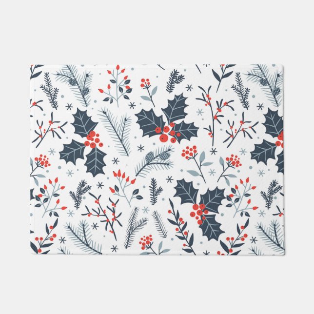 Winterflora Fußmatte (Vorderseite)