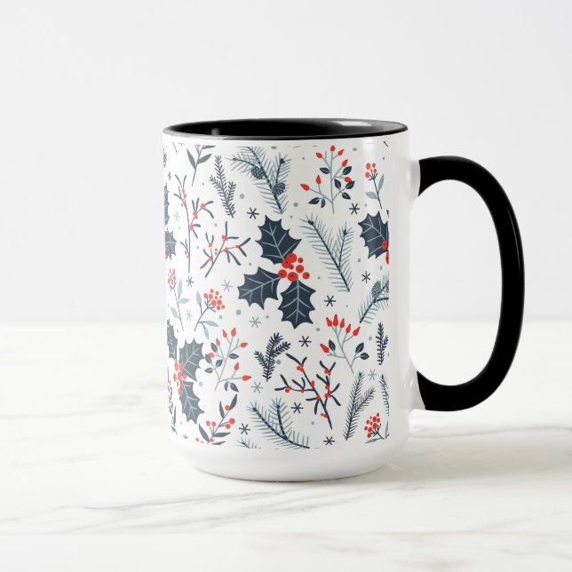Winterflora Tasse (Rechts)