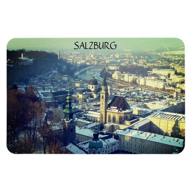 Winterfluss salzburg magnet (Horizontal)