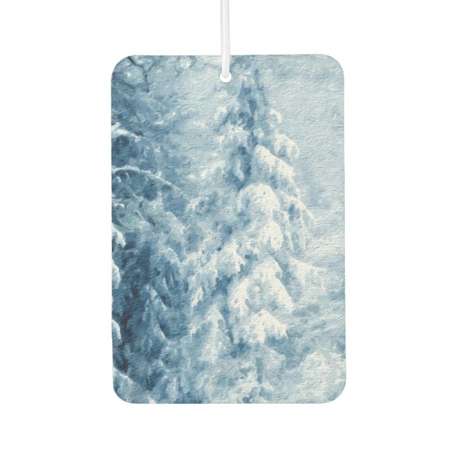 Winterflüster Autolufterfrischer (Vorderseite)
