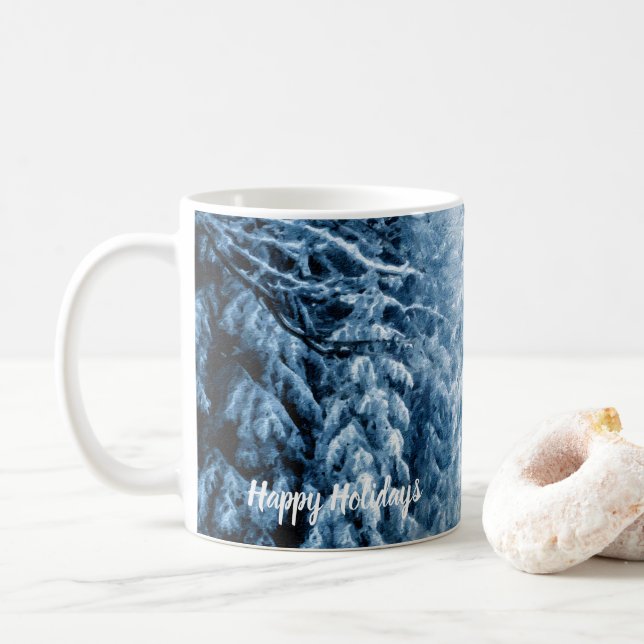 Winterflüster Kaffeetasse (Mit Donut)