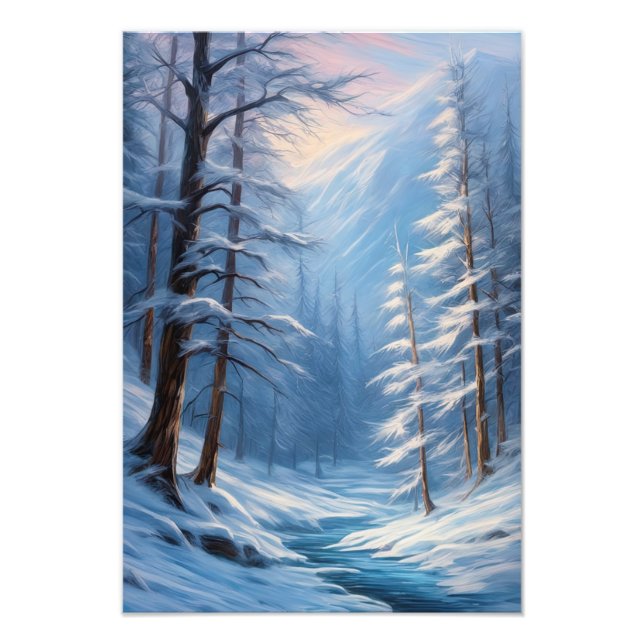 Winterflüster, Silental Fotodruck (Vorne)