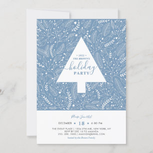 Winterfolie   Einladung zur Blue Holiday Party
