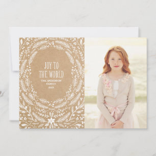 Winterfolienart 2   Fotokarte für den Urlaub Feiertagskarte