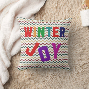 Winterfreude - Gemütliche, bunte Briefe Kissen