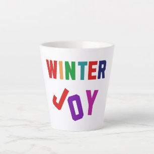 Winterfreude - Gemütliche, bunte Briefe Milchtasse
