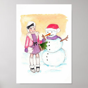 Winterfreunde Poster