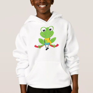 Winterfrosch, Niedlicher Frosch, Grüner Frosch, Sk Hoodie