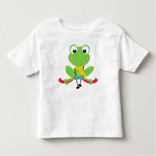 Winterfrosch, Niedlicher Frosch, Grüner Frosch, Sk Kleinkind T-shirt