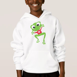 Winterfrosch, Niedlicher Frosch, Grüner Frosch, Sw Hoodie