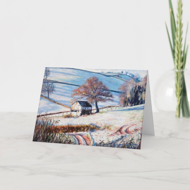 Winterfrost 2009 feiertagskarte (Vorderseite)