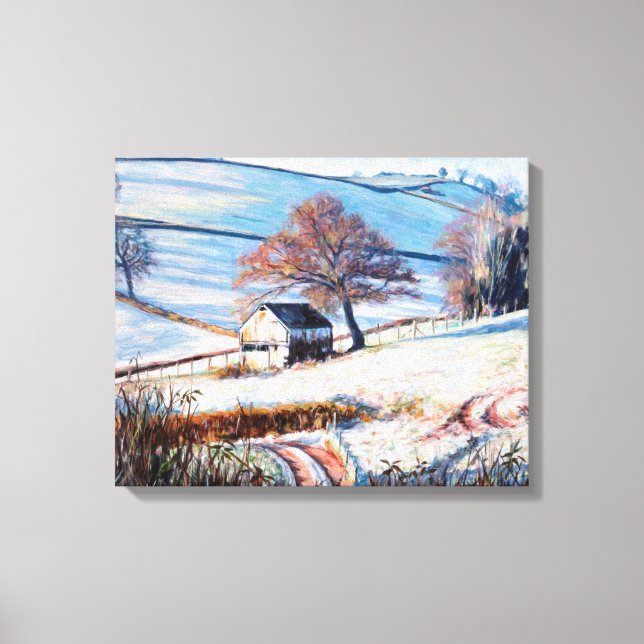 Winterfrost 2009 leinwanddruck (Vorderseite)