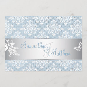 Winterfrostdämpfer Hochzeitskarte Einladung