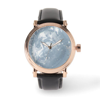 Winterfrostmuster Armbanduhr