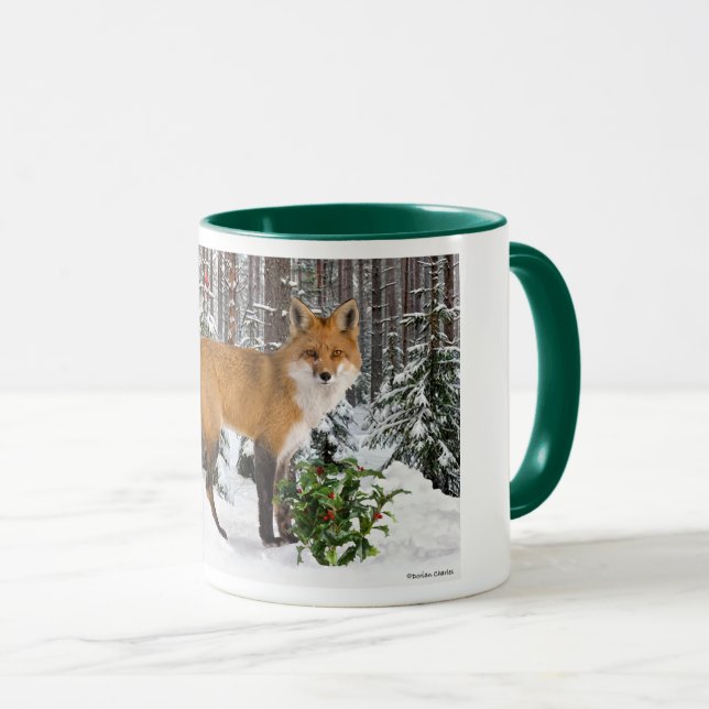 "Winterfuchs" Tasse (VorderseiteRechts)