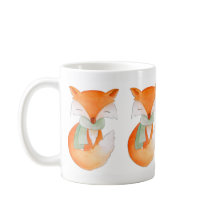 Winterfuchs verpackt Tasse