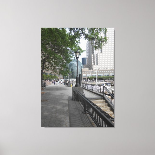 Wintergarten New York City Leinwanddruck (Vorderseite)