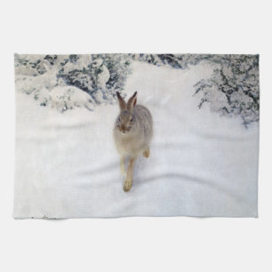 Wintergarten (Rabbit), Bruno Liljefors Geschirrtuch