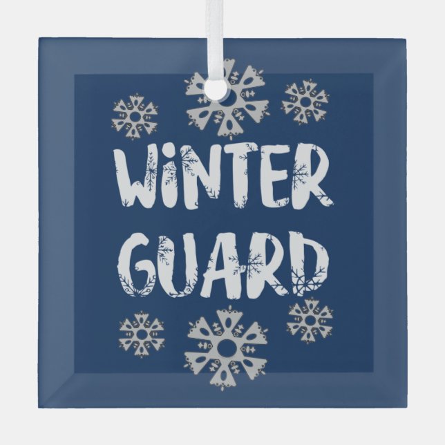 Wintergarten Snowflake Ornament Aus Glas (Vorderseite)