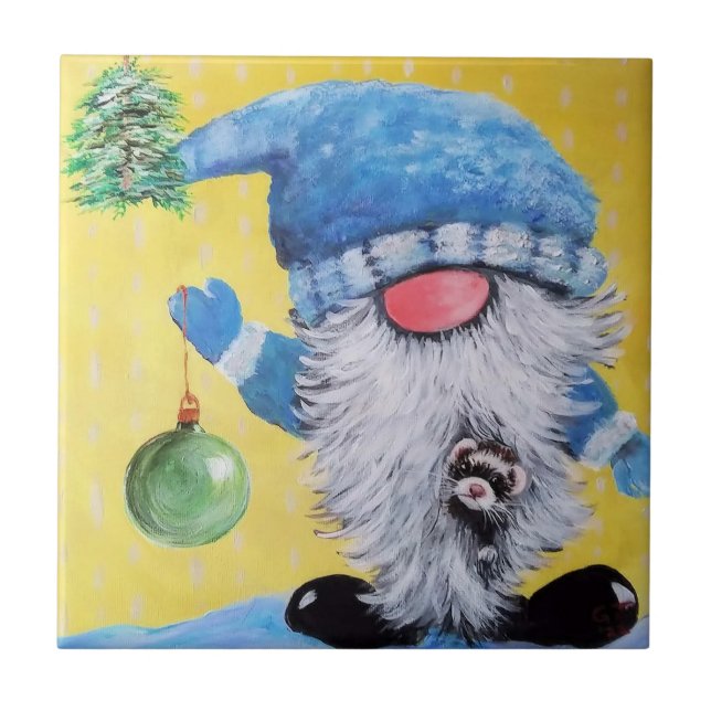 Wintergarten und Peeking Freret Decorative Fliesen (Vorderseite)