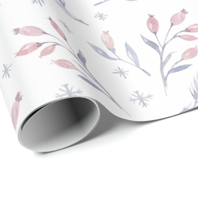 Wintergarten Weihnachtsfeiertag Geschenkpapier (Rolleneckpunkt)