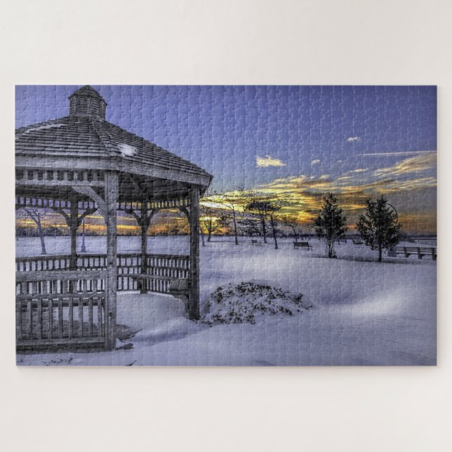 WinterGazebo-Puzzle Puzzle (Horizontal)