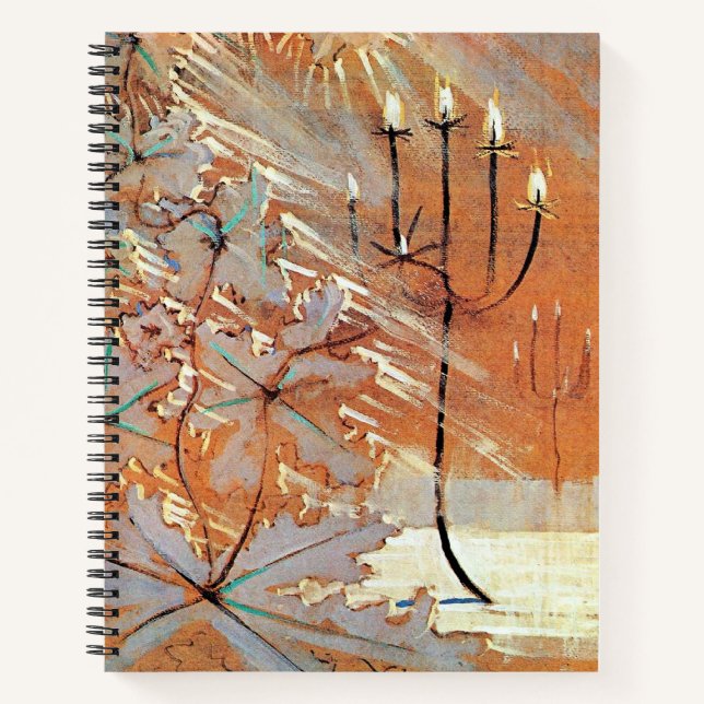 Wintergemälde (V) Notizbuch (Vorderseite)