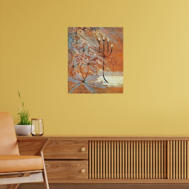 Wintergemälde (V) Poster (Wohnzimmer 2)