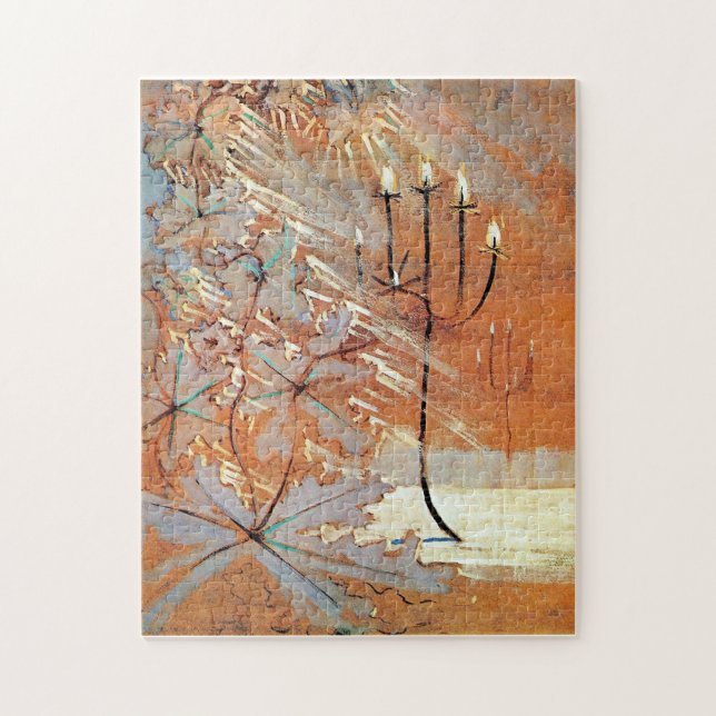 Wintergemälde (V) Puzzle (Vertikal)