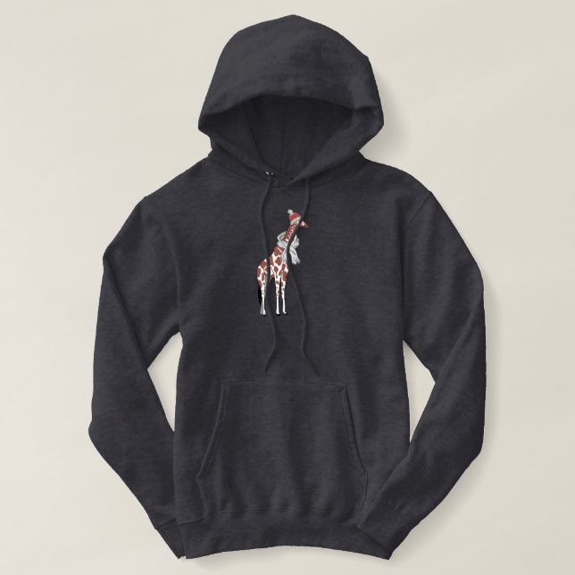 Wintergiraffe Hoodie (Design vorne)
