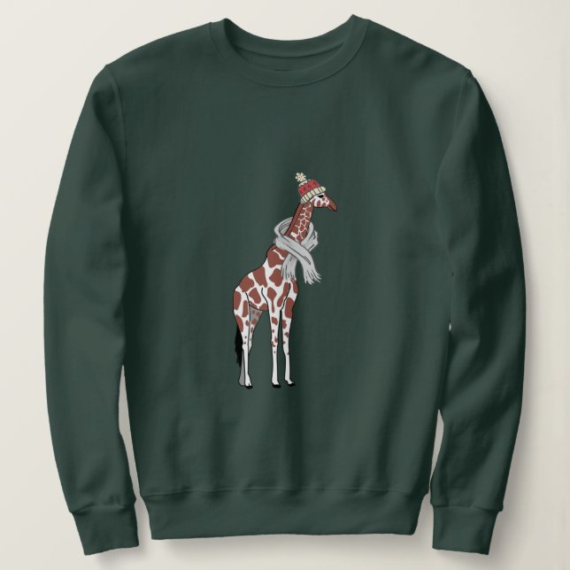 Wintergiraffe Sweatshirt (Design vorne)