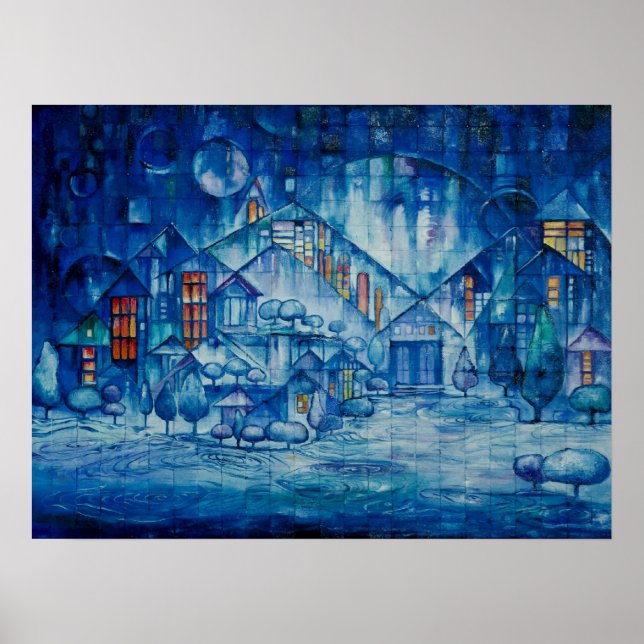 Winterglühplakat Poster (Vorne)