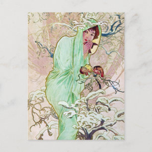 Wintergöttin Postkarte
