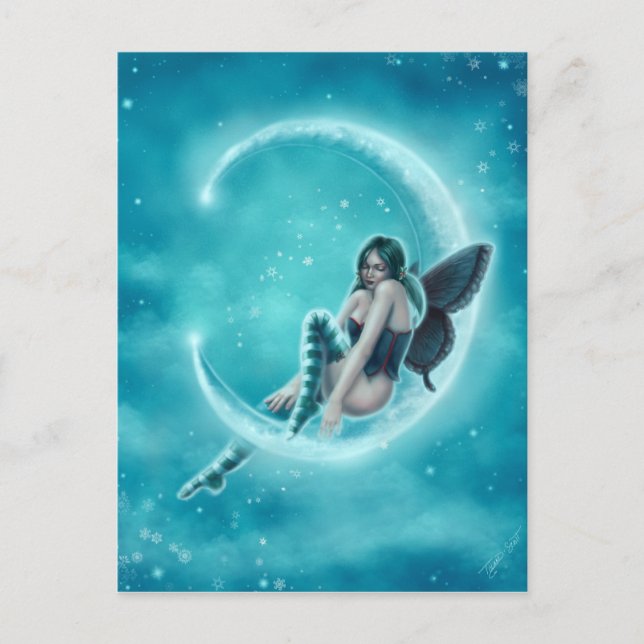 Wintergreen Moon Postcard Postkarte (Vorderseite)