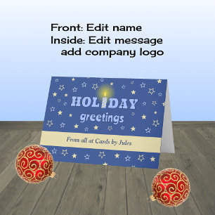 Wintergreetings Feiertagskarte